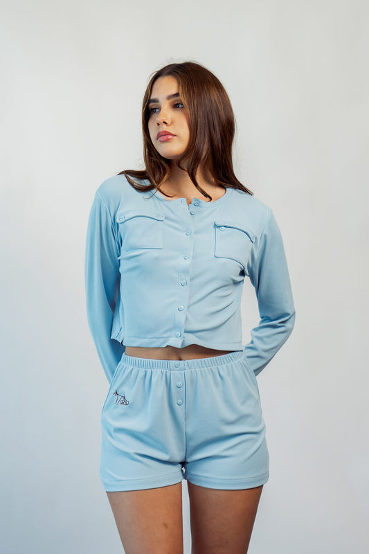 Baby Blue Loungewear Set